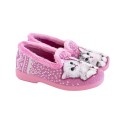 Zapatillas de casa para niños, con gatitos color rosa