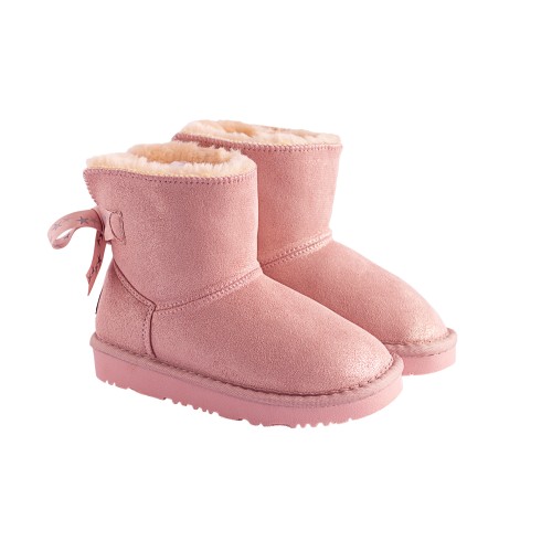 Bota australiana Mustang para niñas, color rosa