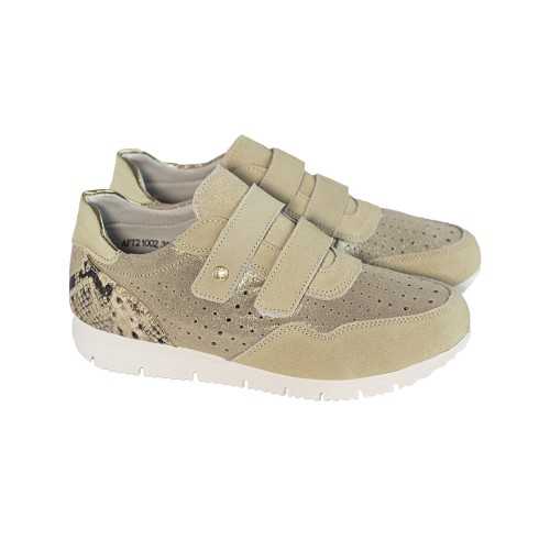 Sneakers Amarpies con velcro para mujer