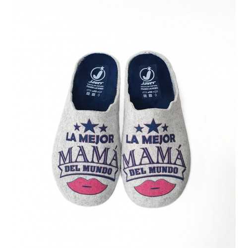 Zapatillas Casa "La Mejor Mamá del Mundo"