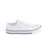 Zapatillas estilo converse de color blanco