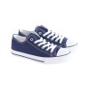 Zapatillas estilo converse de color azul marino