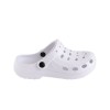 Zueco tipo crocs para niños, color blanco