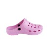 Zueco tipo crocs para adulto, color rosa