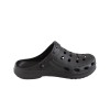 Zueco tipo crocs para adulto, color negro