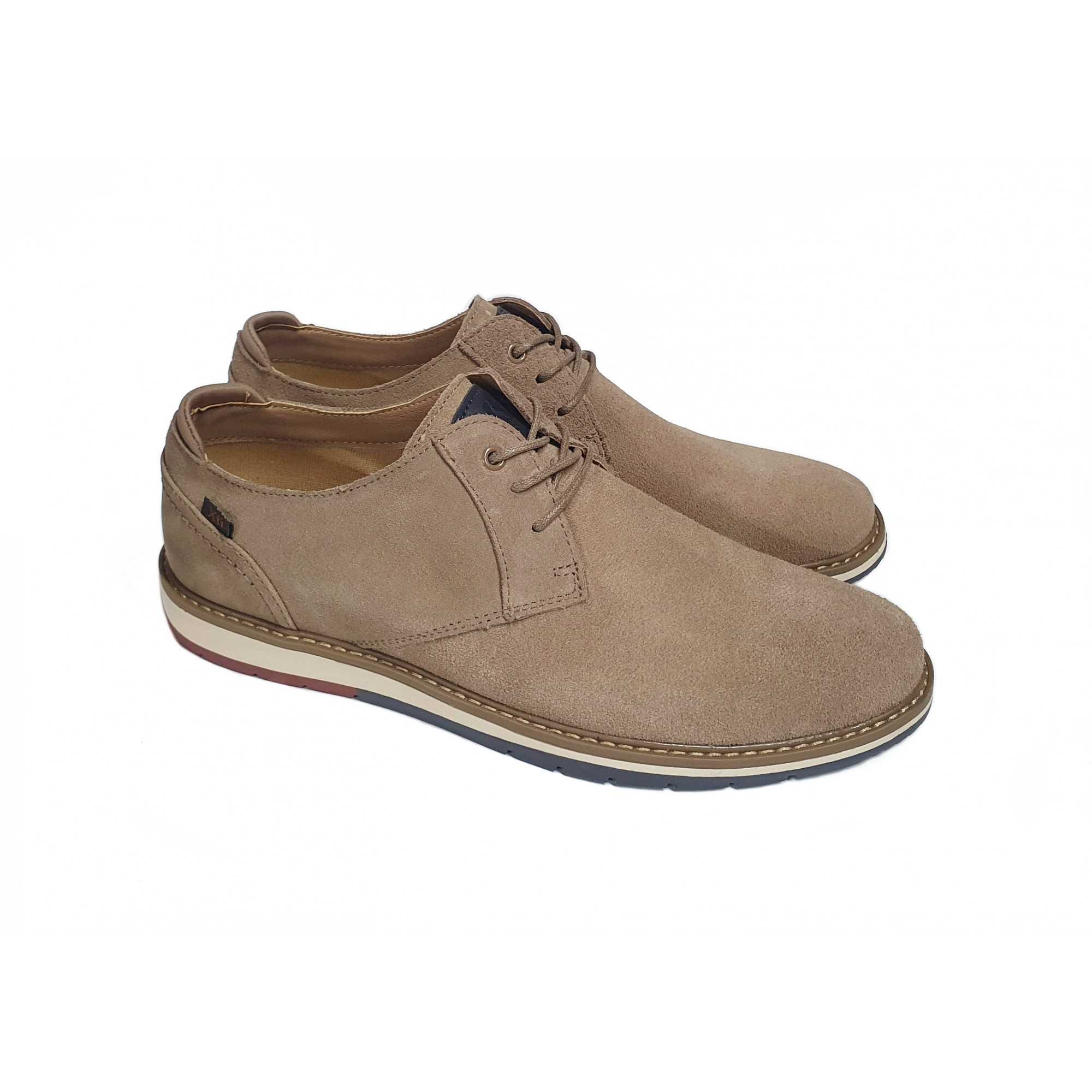 Zapato Hombre Cordones Xti Color Taupe