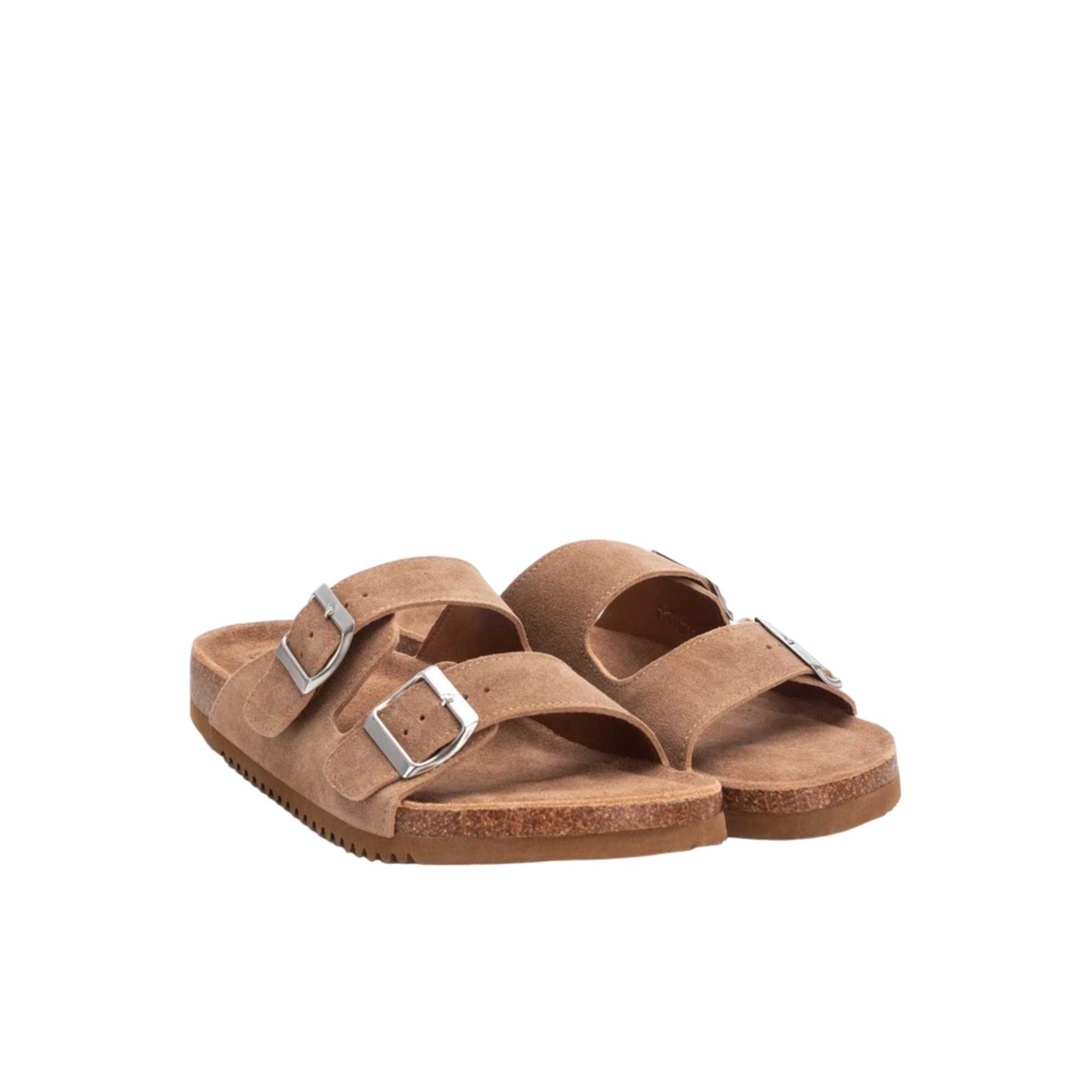 Sandalia Hebillas Hombre Xti Piel Camel