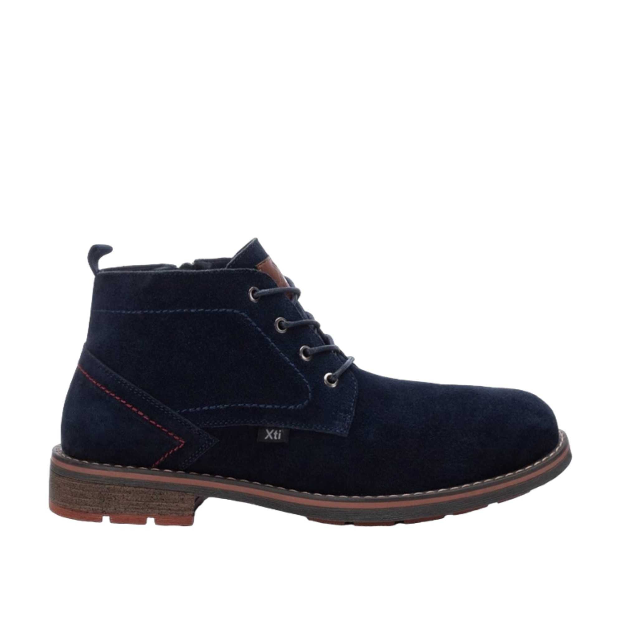 Bota Hombre Cordones Xti Color Azul