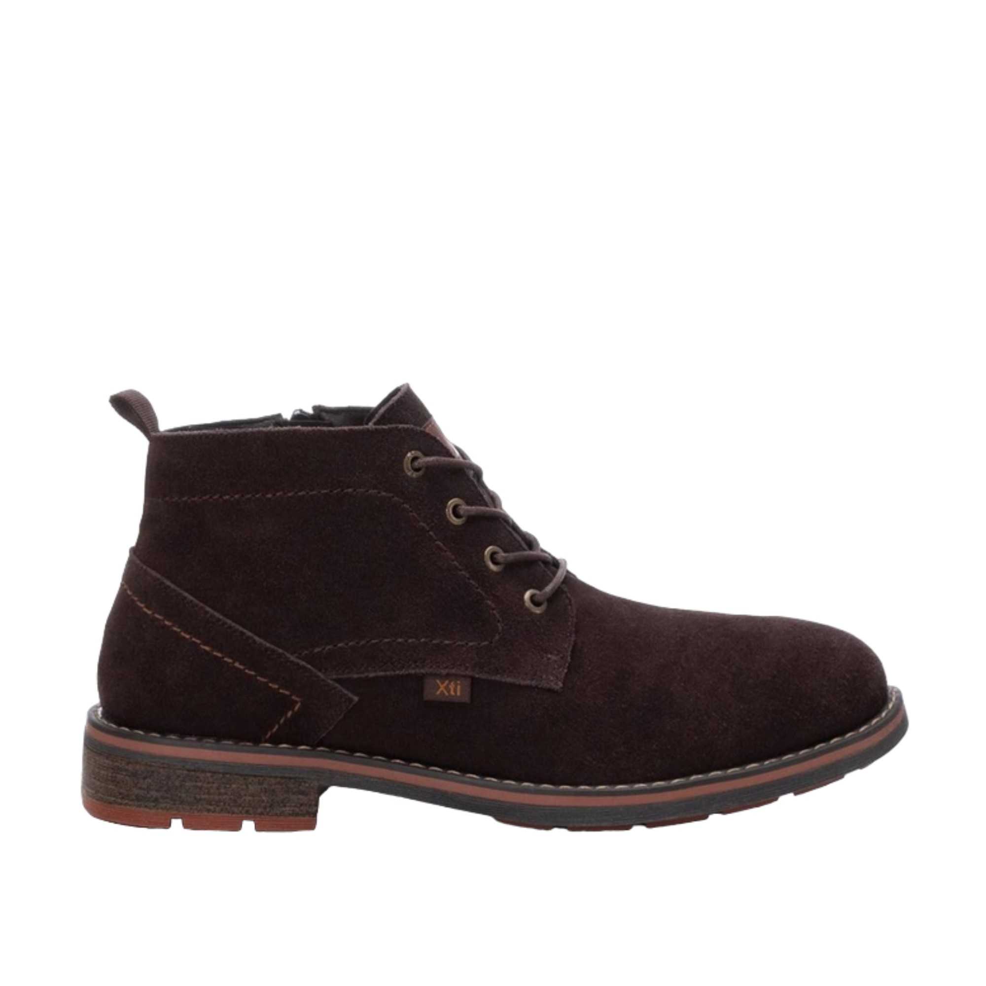 Bota Hombre Cordones Xti Color Marrón