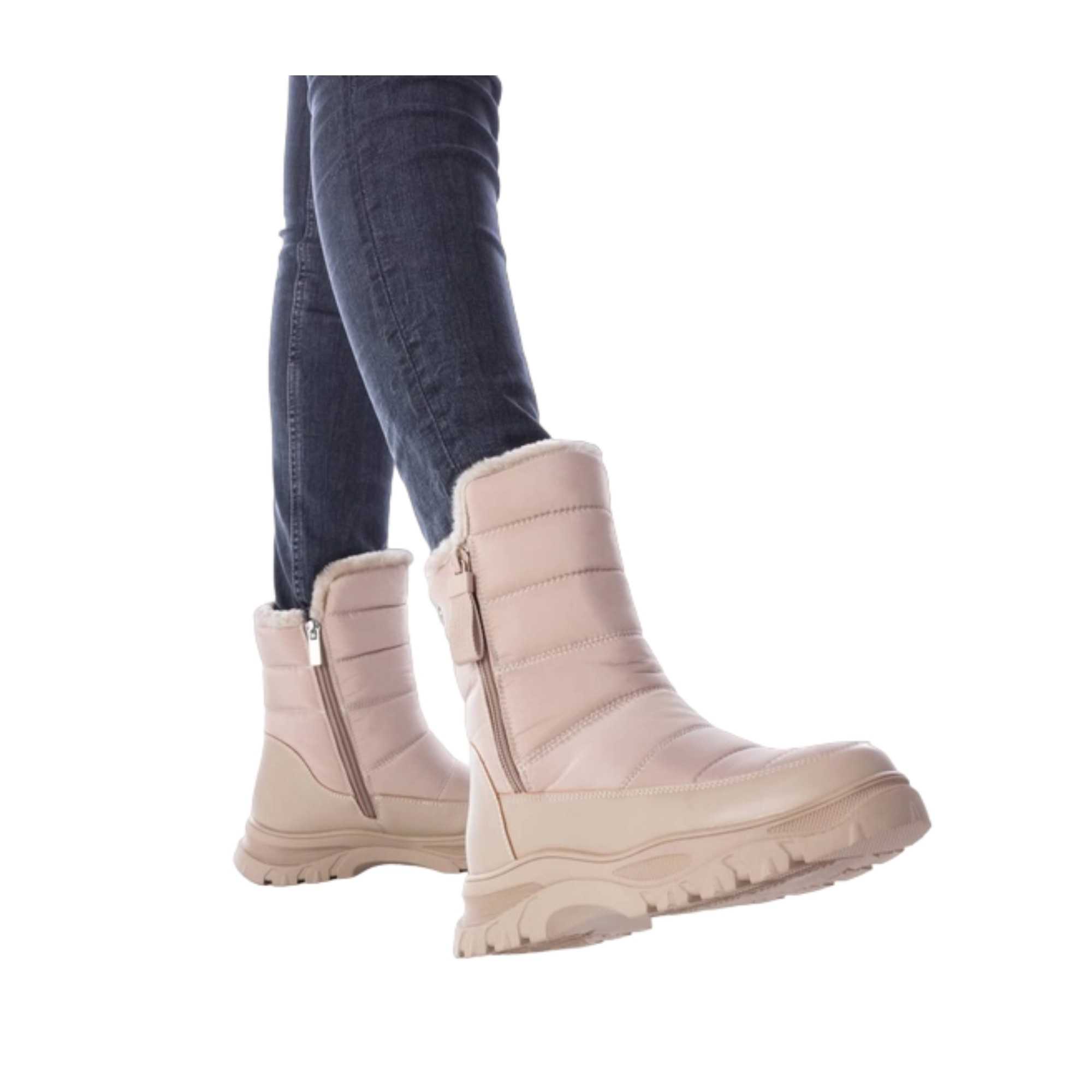 Botas Acolchadas Xti Color Beige