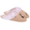 Zapatillas Casa Isotoner Mujer Gatos Beige