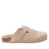 Zueco Plano Piel Xti Mujer Beige