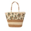 Bolso Rafia Estampado Beige