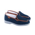 Zapatillas Hombre Rejilla Azul Rodevil