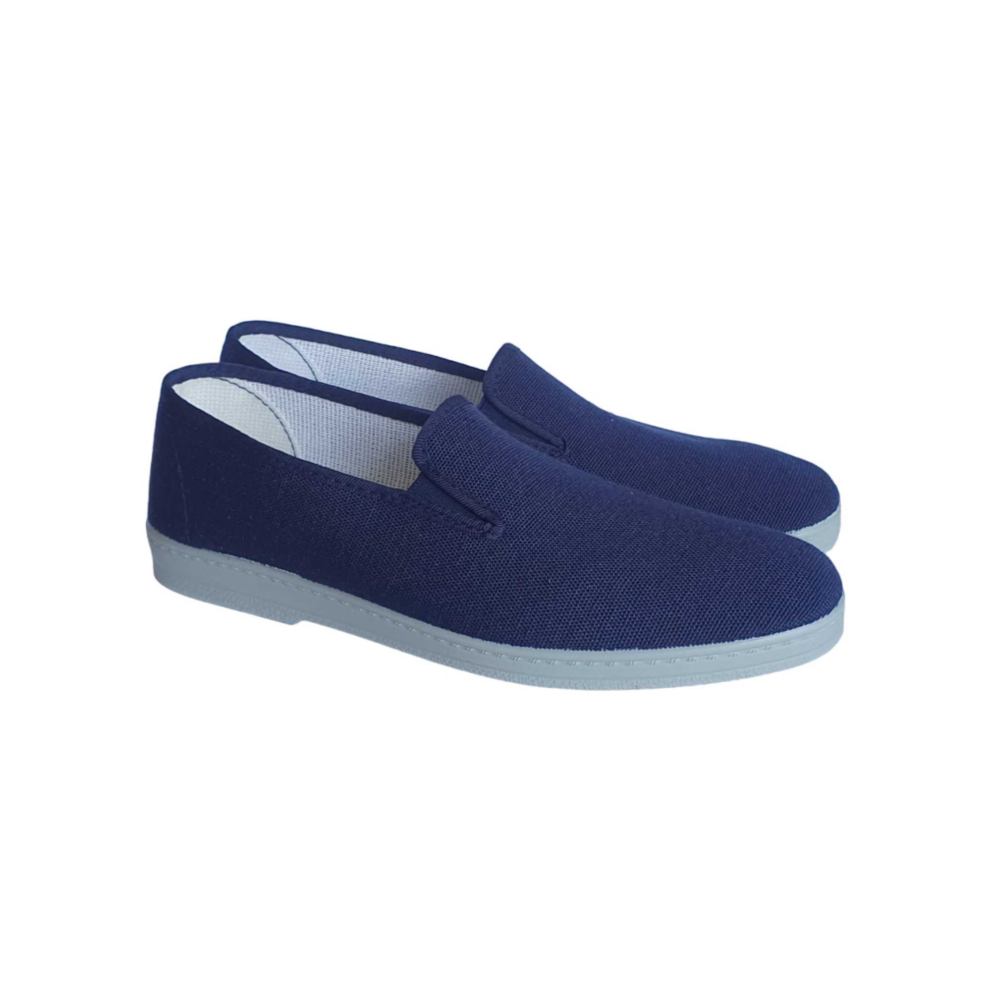Zapatillas Lona Hombre Azul Marino Comprar Zapatillas Hombre Online