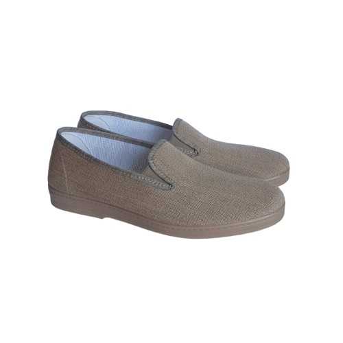 Zapatillas Lona Hombre Tostado