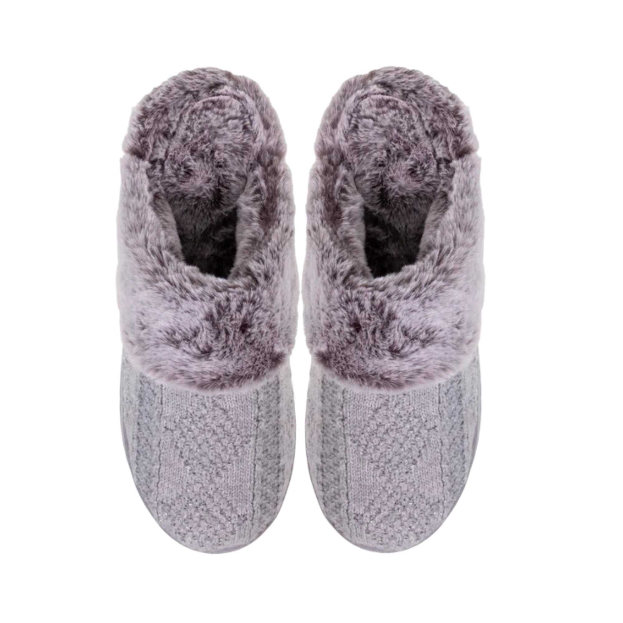 Zapatillas Casa Mujer Descalza Punto Gris