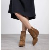 Botines Cow Boy Antelina con Brillantes