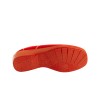 Zapatilla lona con elástico en el empeine, color rojo